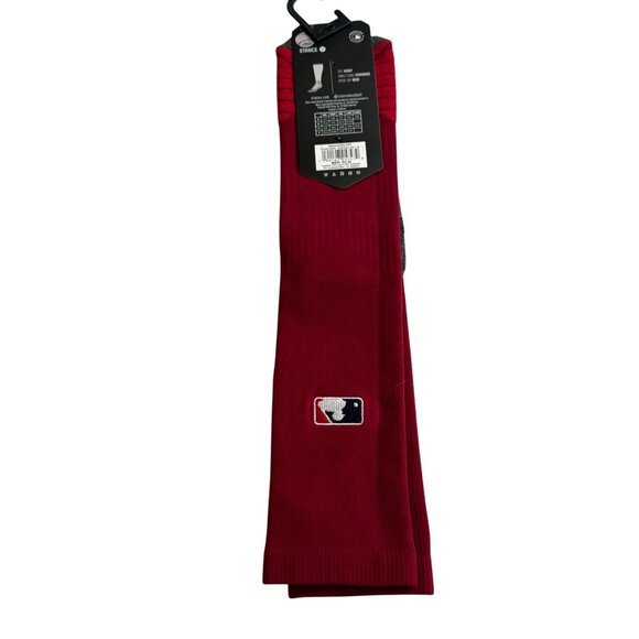 Stance Diamond Pro OTC Baseball Socks Dark Red XL 13-16 Nylon/Polyester/Cotton - Picture 7 of 11